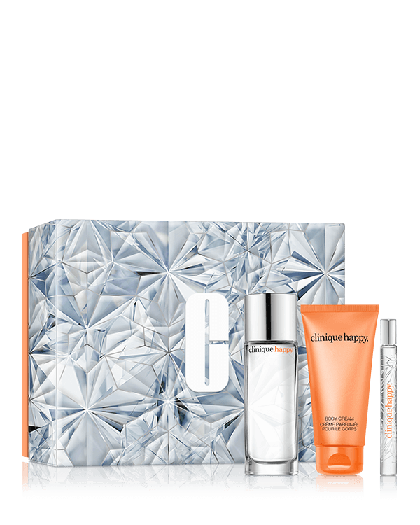 Perfectly Happy Fragrance Set, A fragrance and body trio for a touch of happy at home and on the go. A RM450 value.